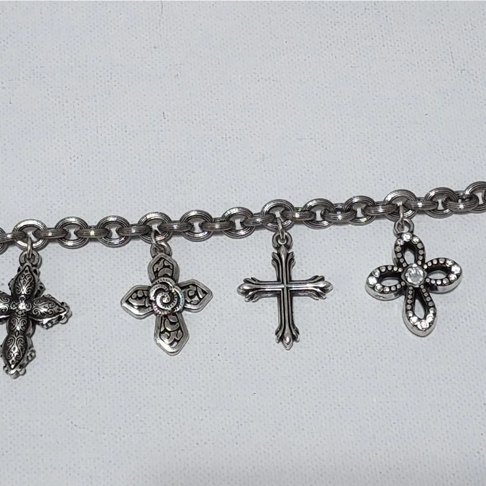 Brighton‎ faithful religious cross charm bracelet